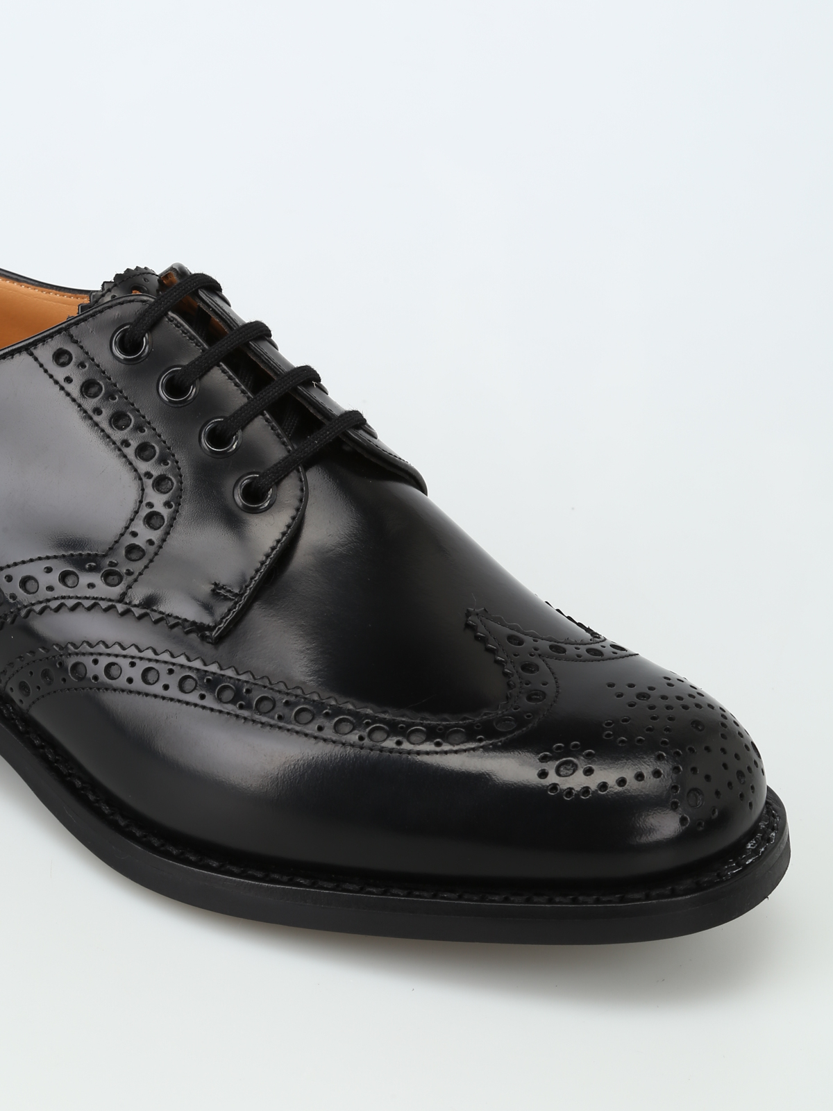 leather Derby brogues - lace-ups shoes 