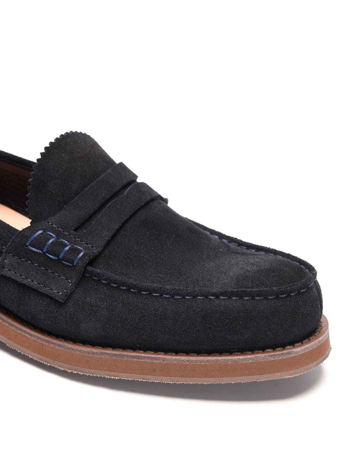 Church's - Pembrey suede penny loafers - Loafers & Slippers ...