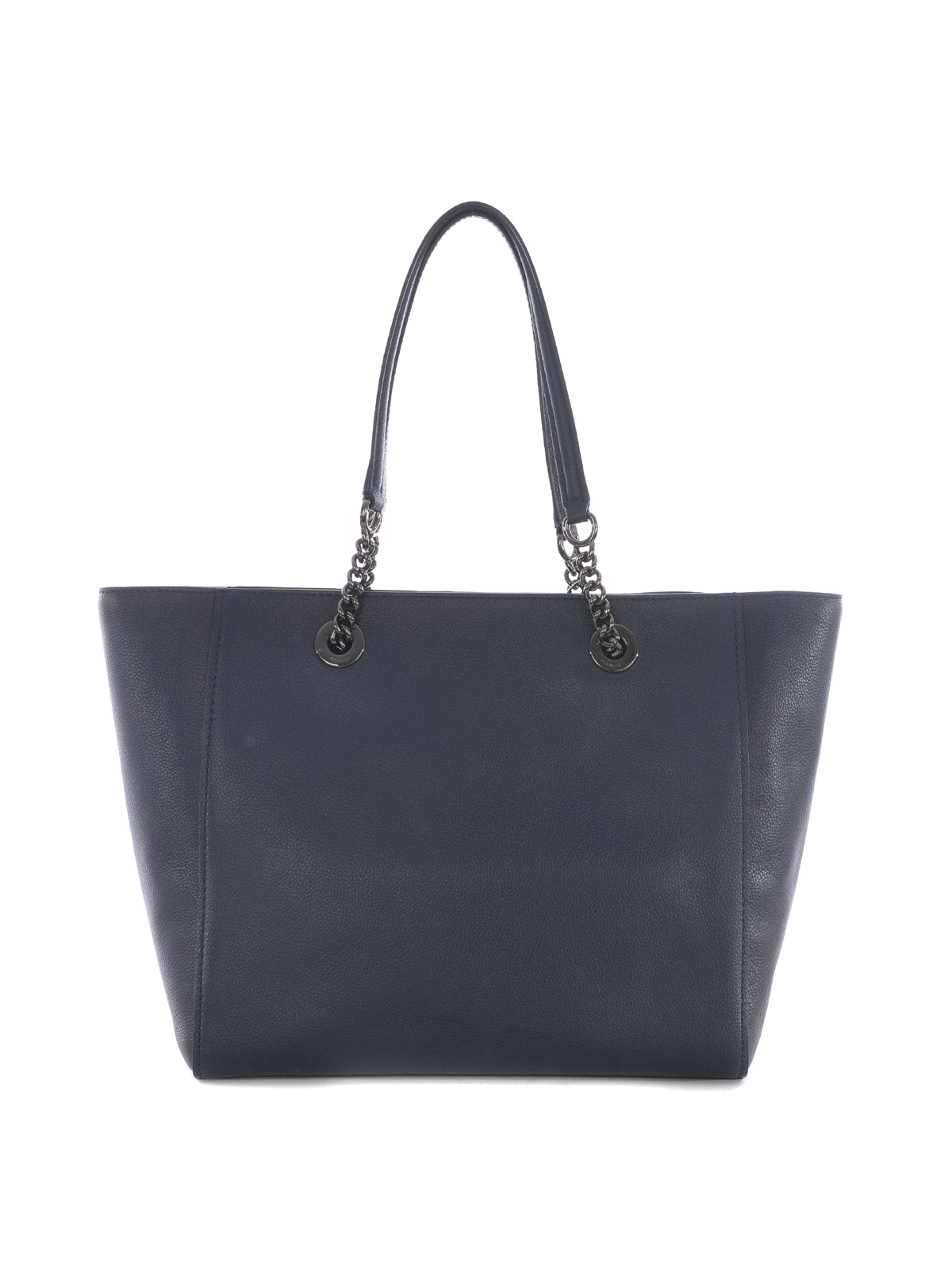 Coach Chain and leather handles tote totes bags 56830DKNAV