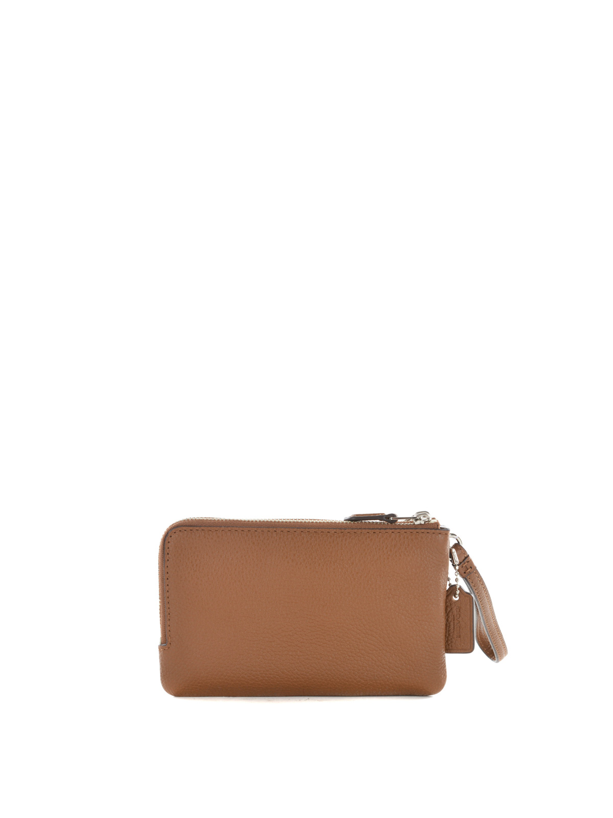 Wallets & purses Coach - Double zip wristlet wallet - 54813SVSADDLE