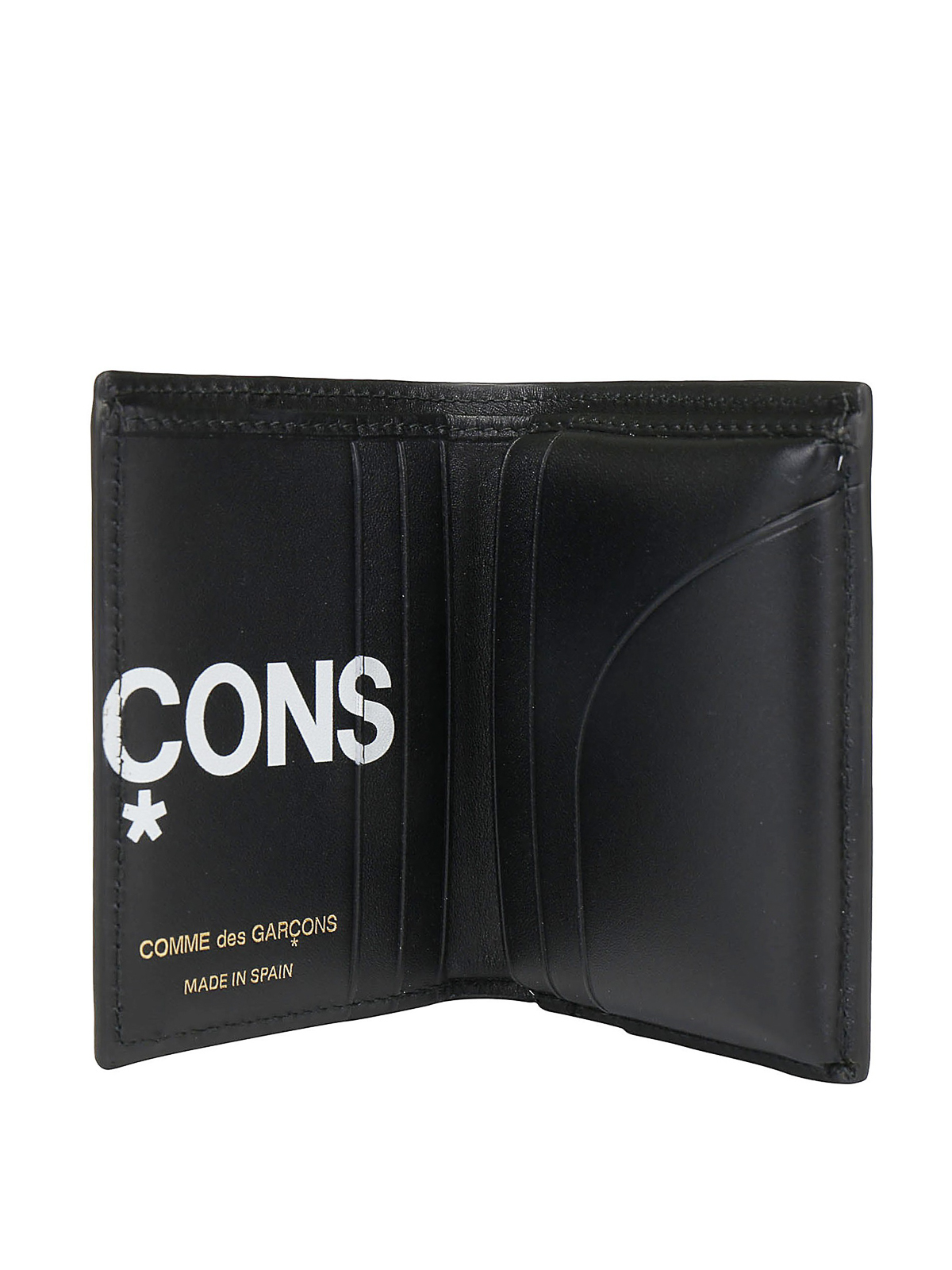 Wallets & purses Comme Des Garcons - Smooth leather bi-fold wallet ...