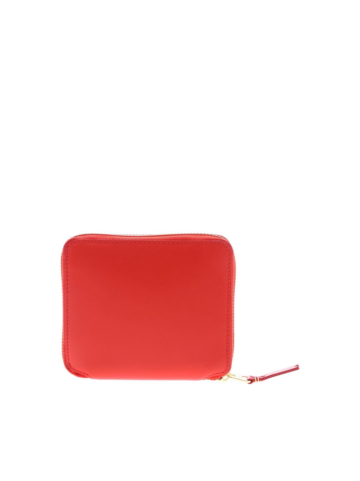 comme des garcons orange wallet