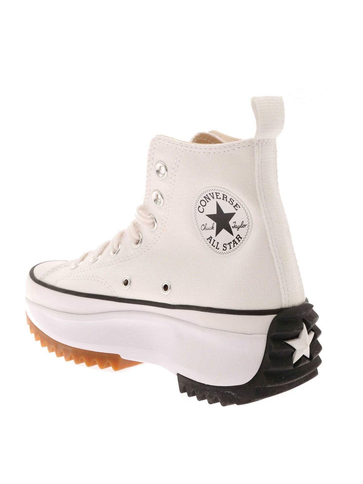 Flat shoes Converse - Run Star Hike sneakers in white - 166799C