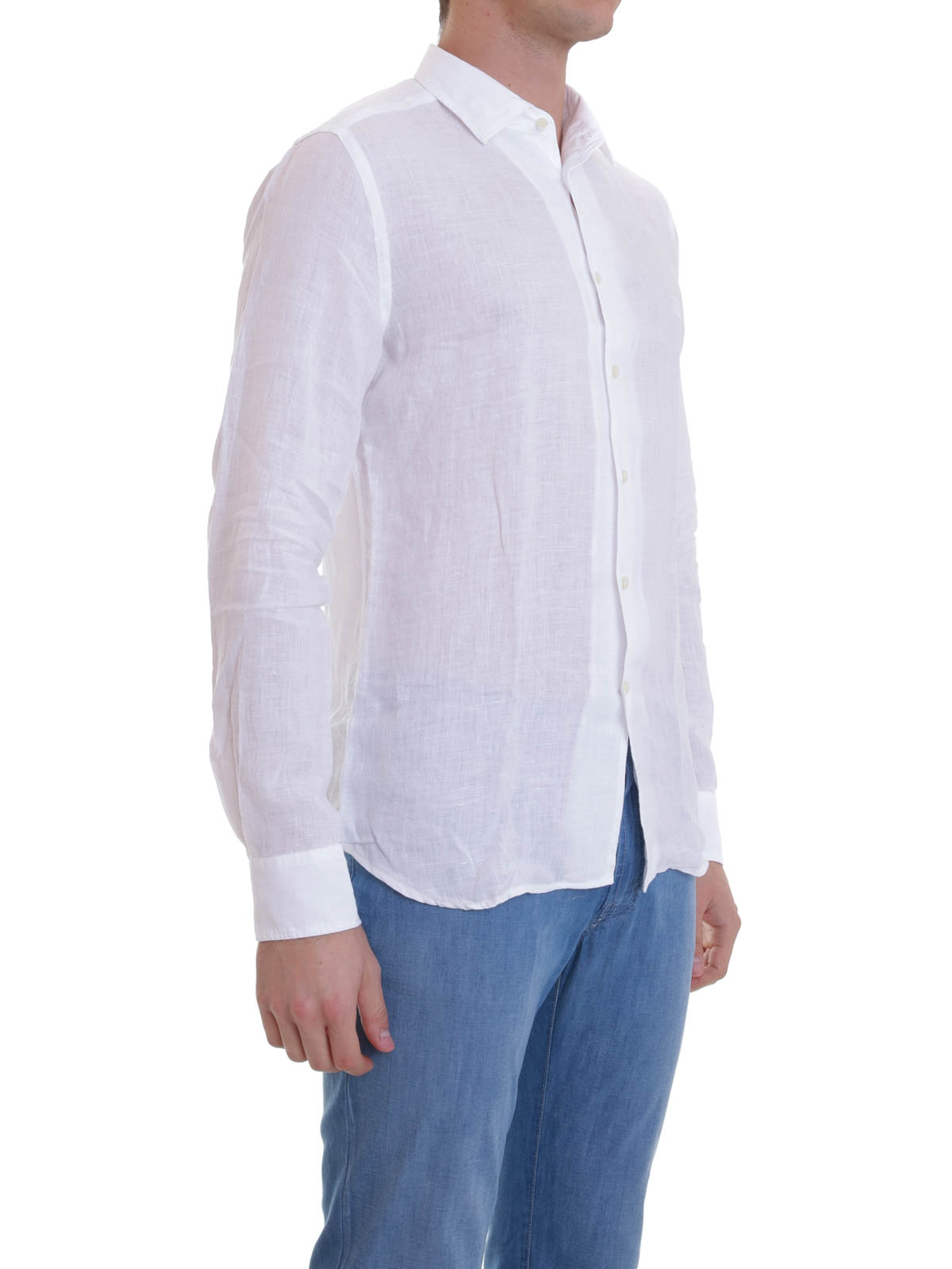 Chemise Corneliani pour homme en coloris Blanc Homme Chemises Chemises Corneliani 
