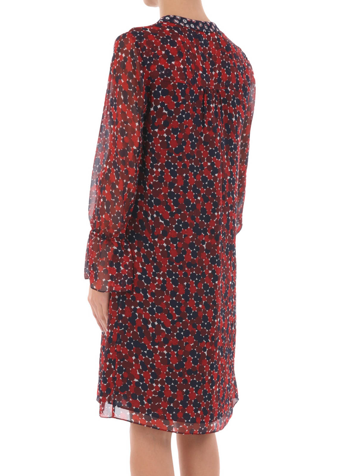 Kourtni silk chiffon dress 