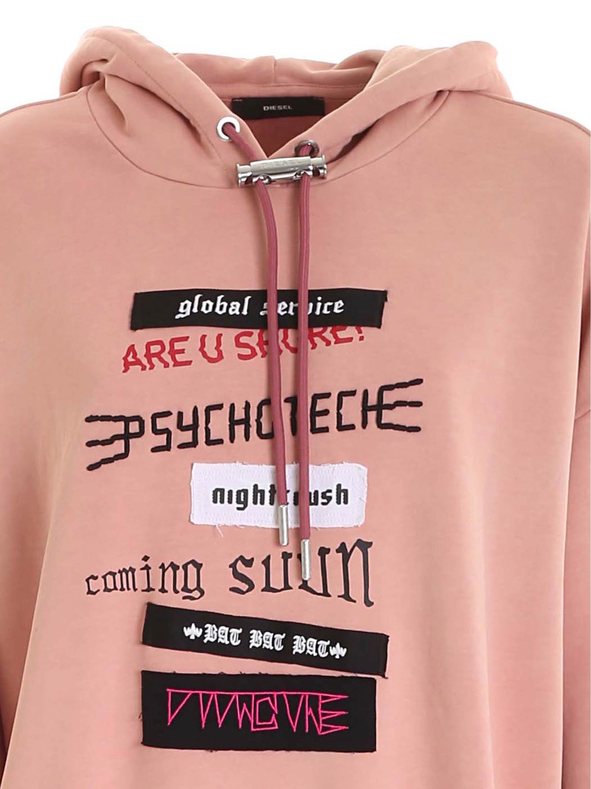 diesel hooded sweatshirt