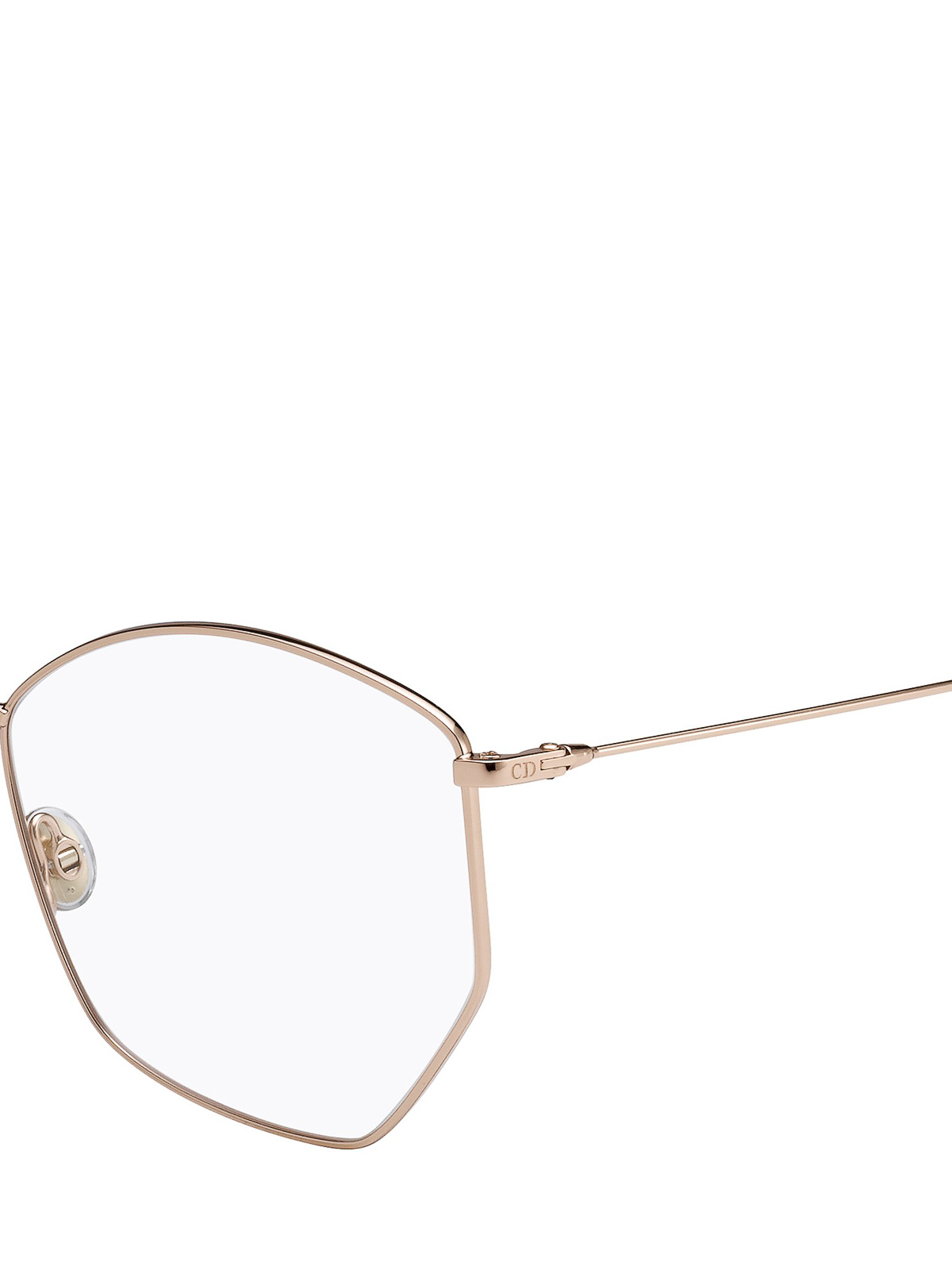 dior glasses gold