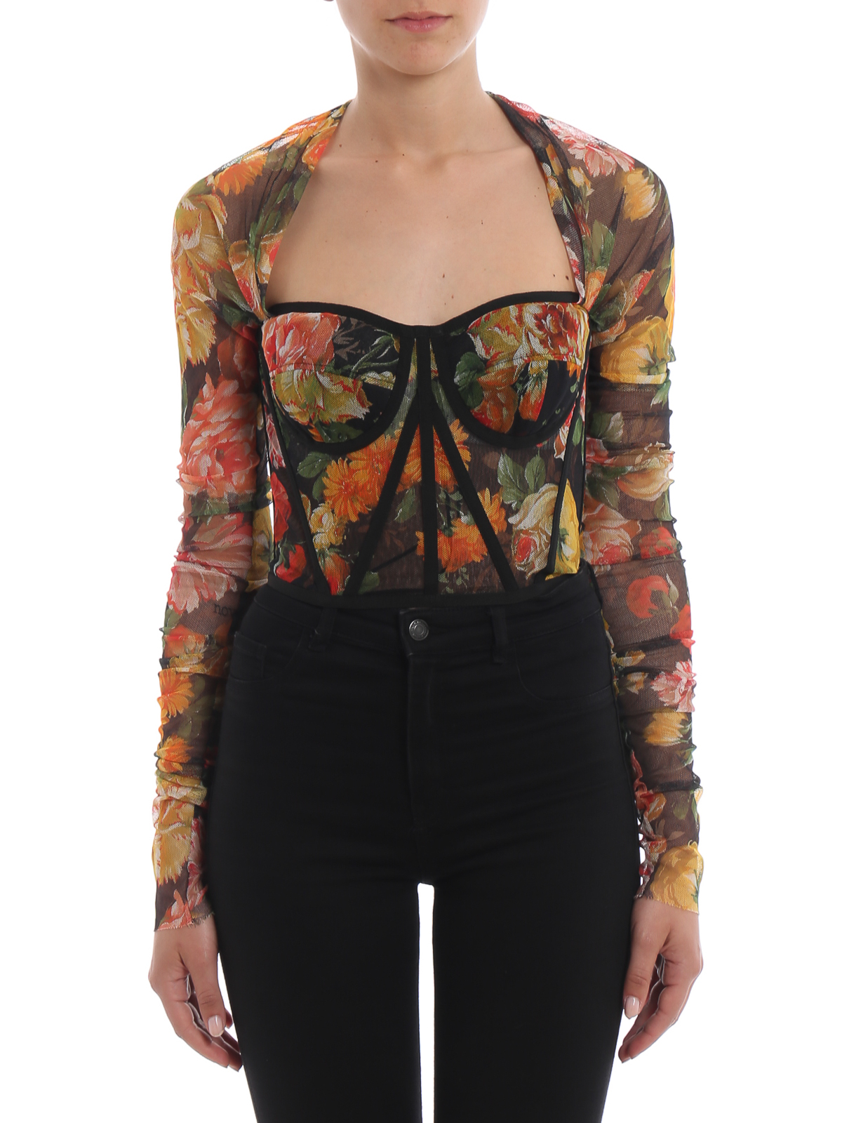 dolce and gabbana floral top