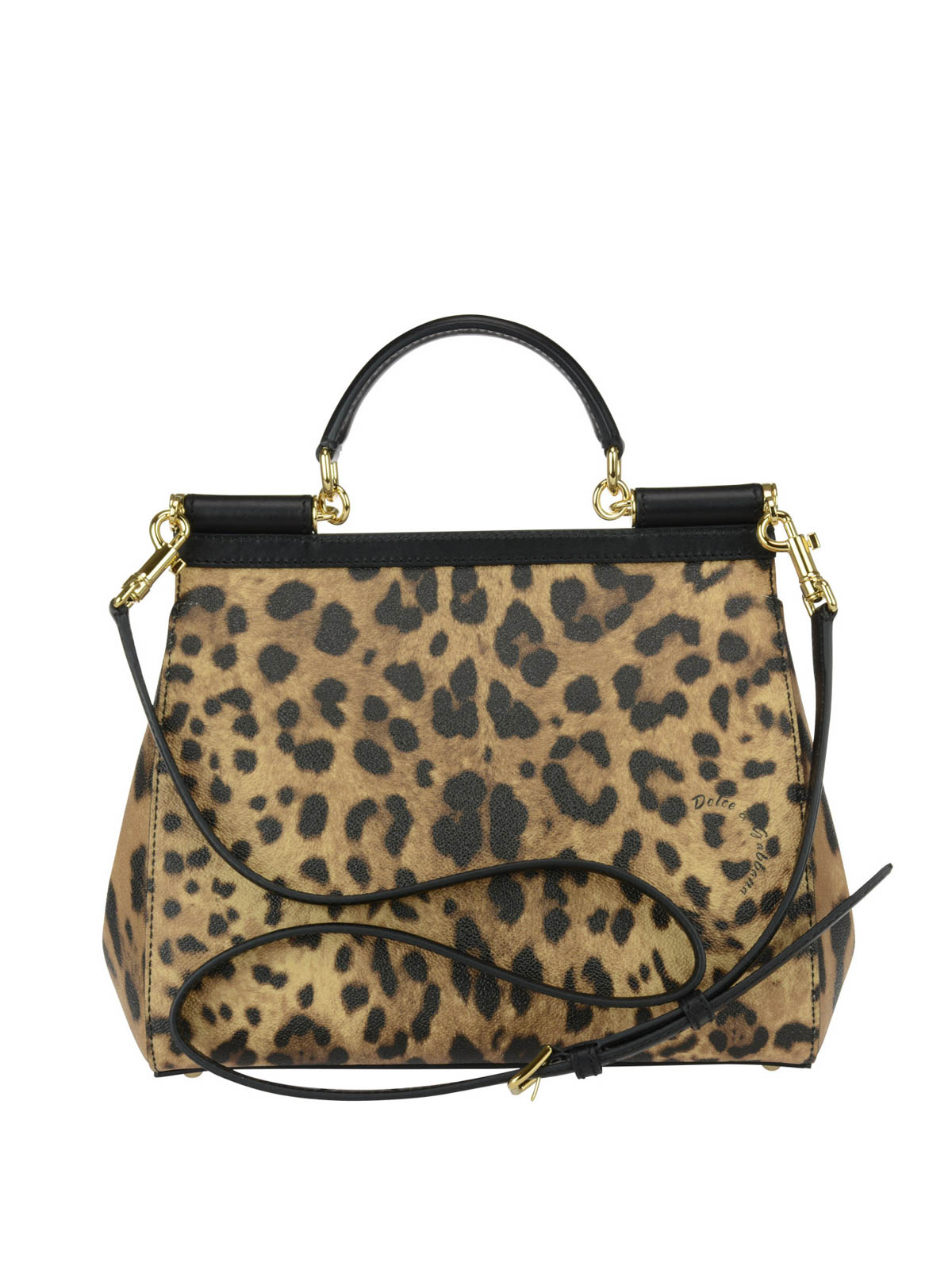 Bowling bags Dolce & Gabbana - Sicily animal print regular bag -  BB6235A71588S193