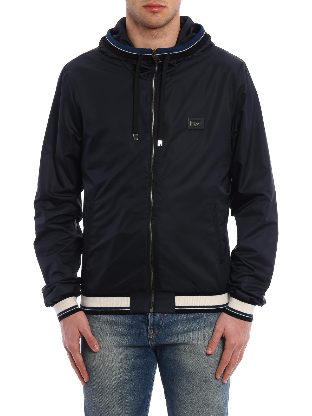 Casual jackets Dolce & Gabbana - Opaque technical fabric jacket ...
