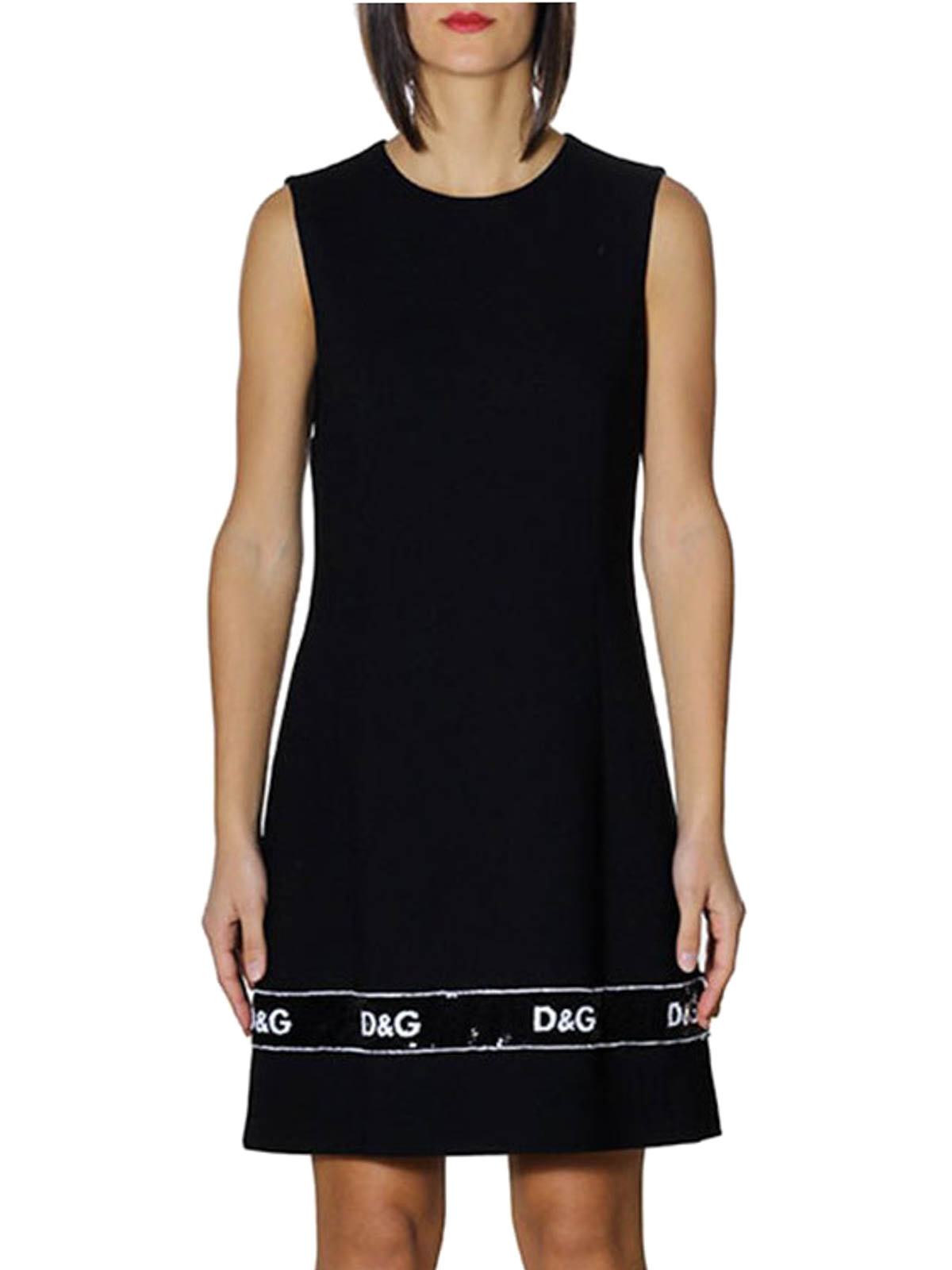 Cocktail dresses Dolce & Gabbana - Sequin detailed little black dress -  F67F2ZFUBD2N0000