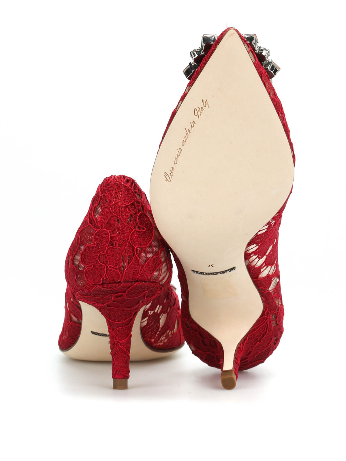 Femme Chaussures à talons Chaussures à talons Dolce & Gabbana Pumps Dolce & Gabbana en coloris Rouge 