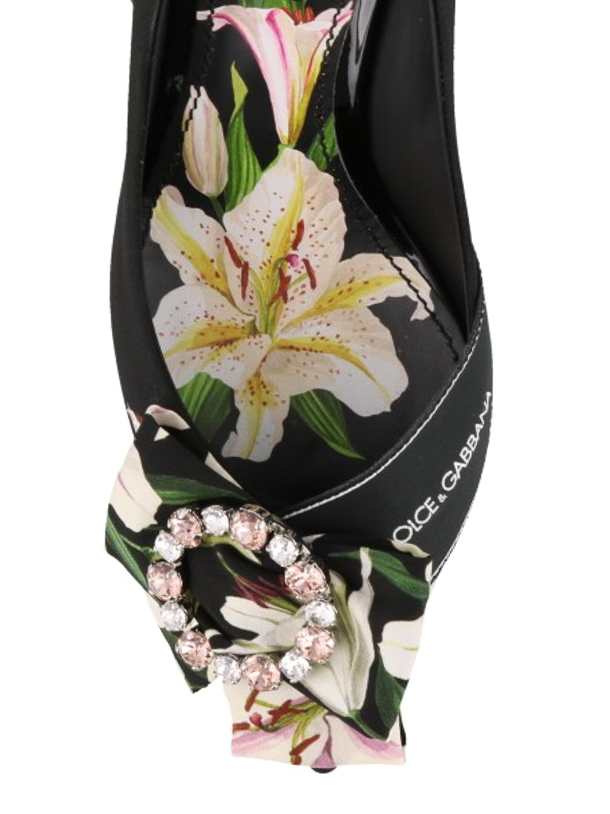 Court shoes Dolce & Gabbana - Lory crystal detailed floral print pumps -  CD1347AA137HNKK8