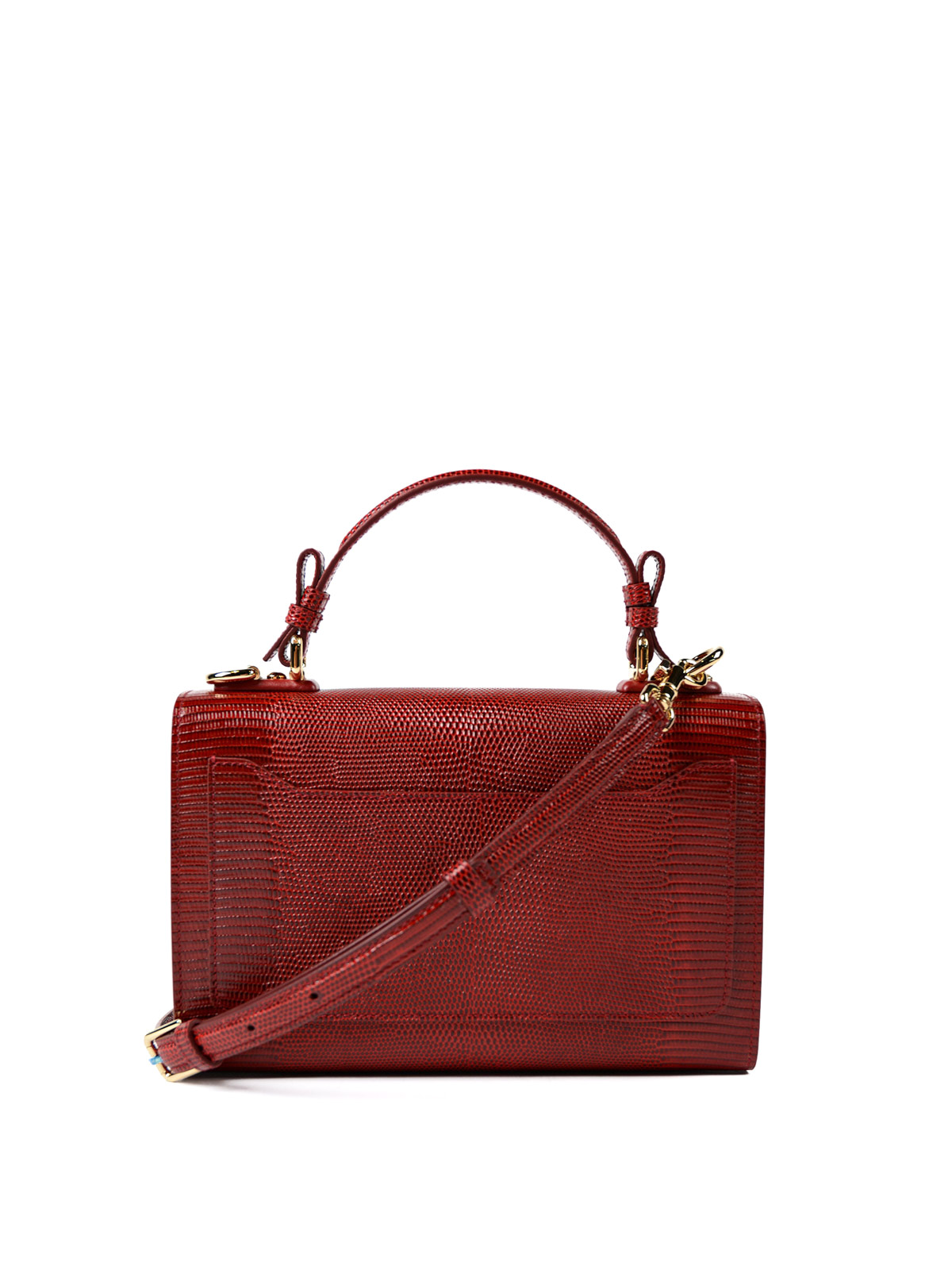 Dolce & Gabbana - Lucia red leather cross body bag - cross body bags - BB6260A109587515