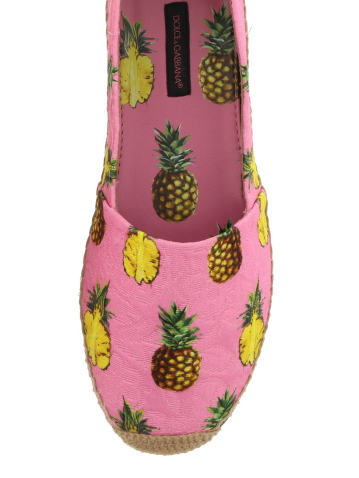 Espadrilles Dolce & Gabbana - Pineapple brocade espadrilles -  CE0001AG162HF716