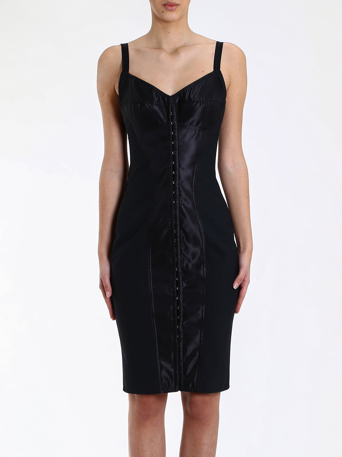 Satin bustier dress by Dolce & Gabbana - evening dresses | iKRIX