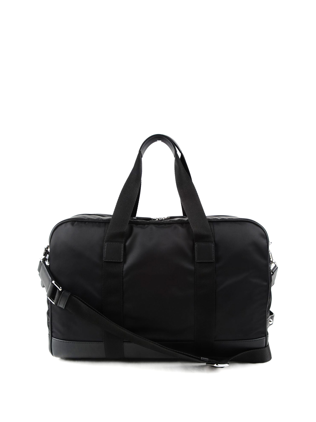 Luggage & Travel bags Dolce & Gabbana - Boston nylon and leather travel bag  - BM1441AE9818B956