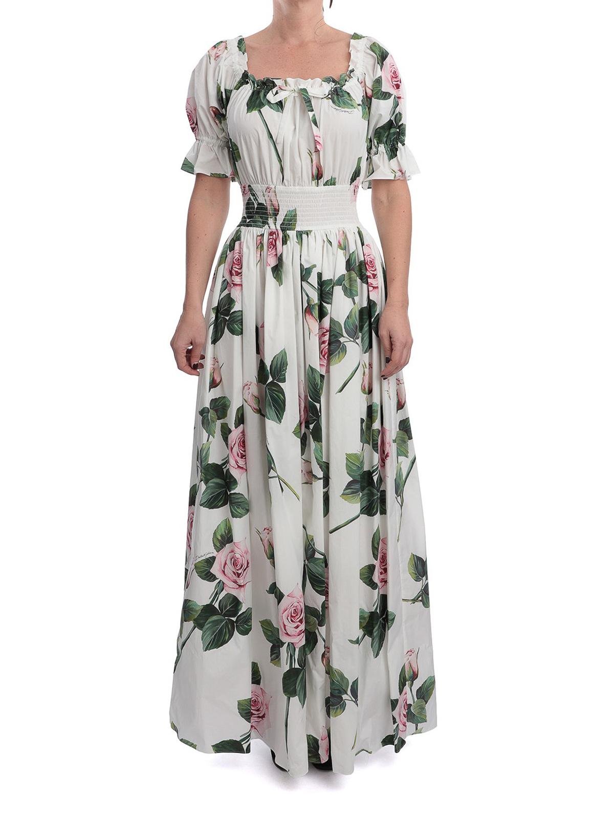 Maxi dresses Dolce & Gabbana - Tropical Rose printed maxi dress -  F6H9BTHS5FZHA96C