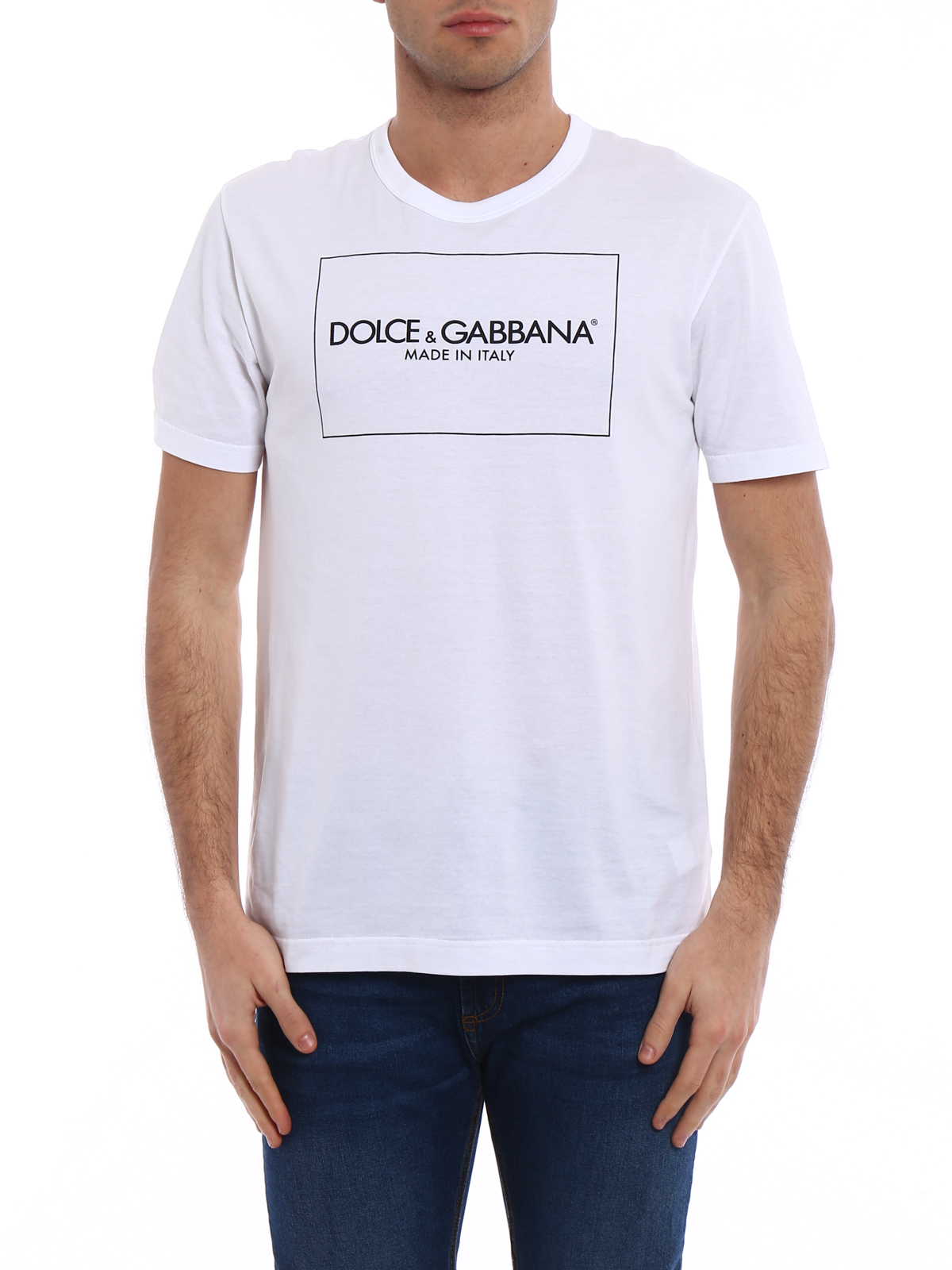 Shirts Dolce & Gabbana - D&G Made in Italy cotton T-shirt - G8IA8TFH7EDHWL94