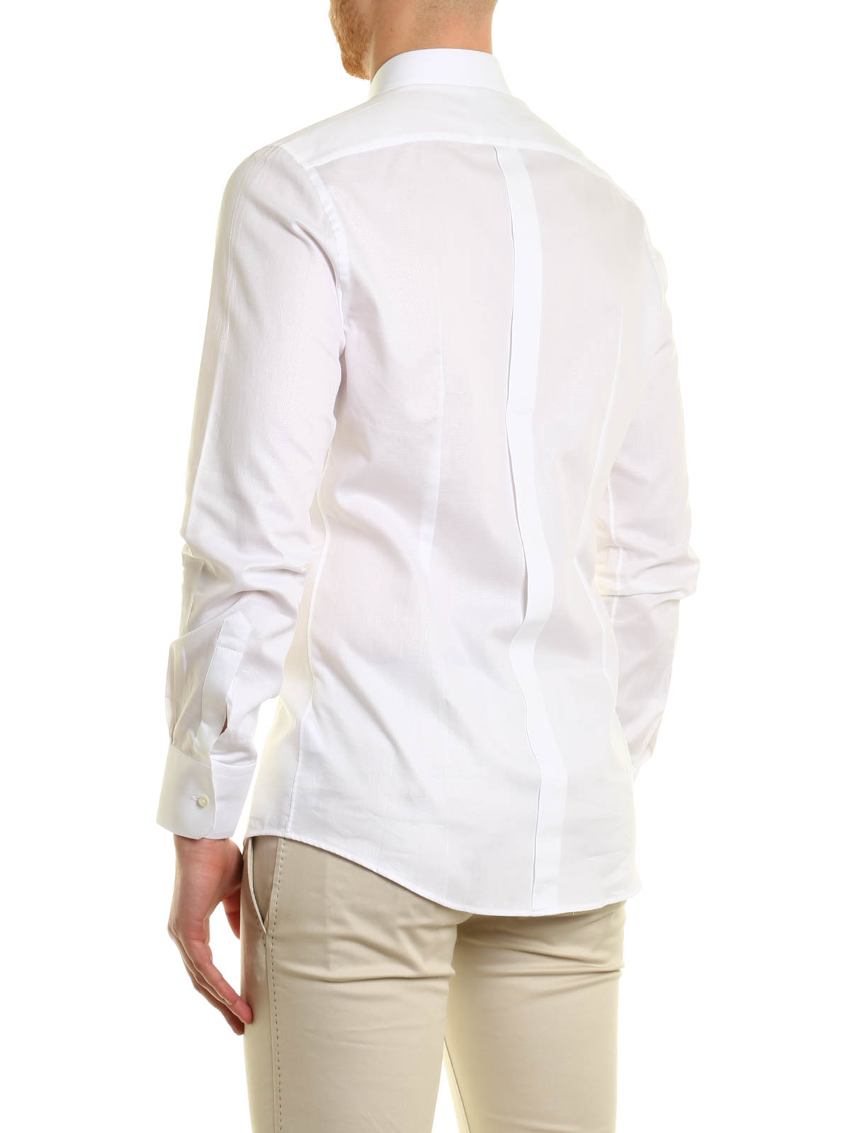 Camisas Dolce Gabbana - Camisa Blanca Para Hombre -