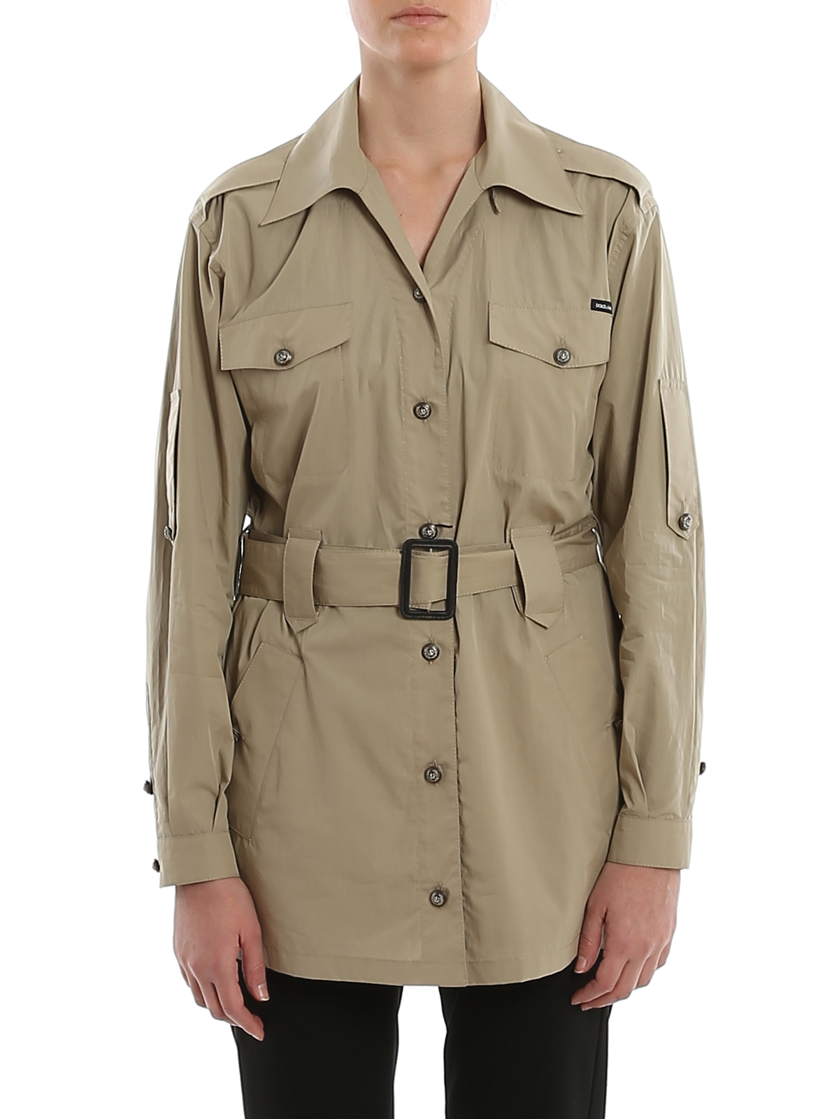 poplin safari shirt