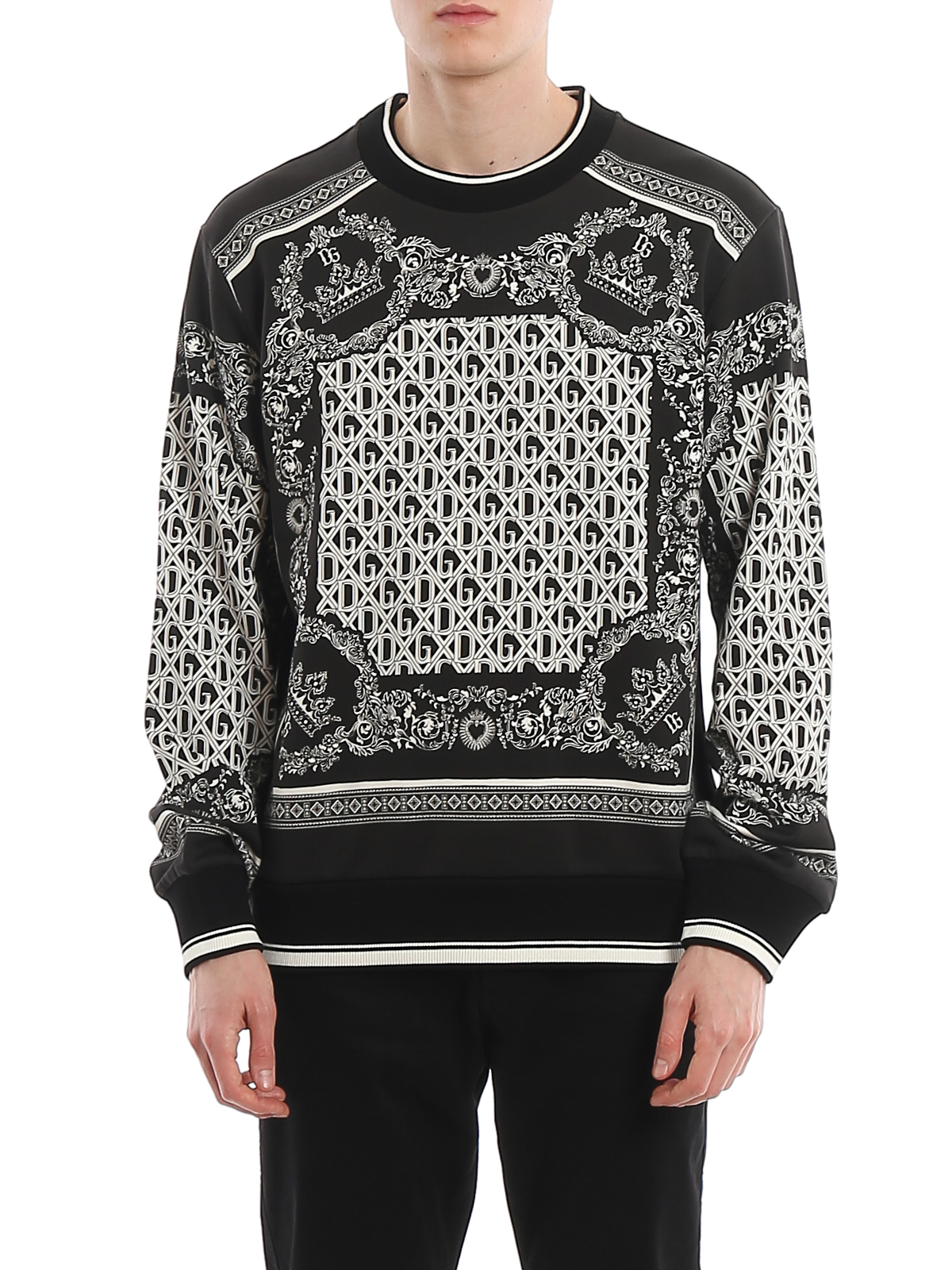Sweatshirts & Sweaters Dolce & Gabbana - Bandana print jersey 