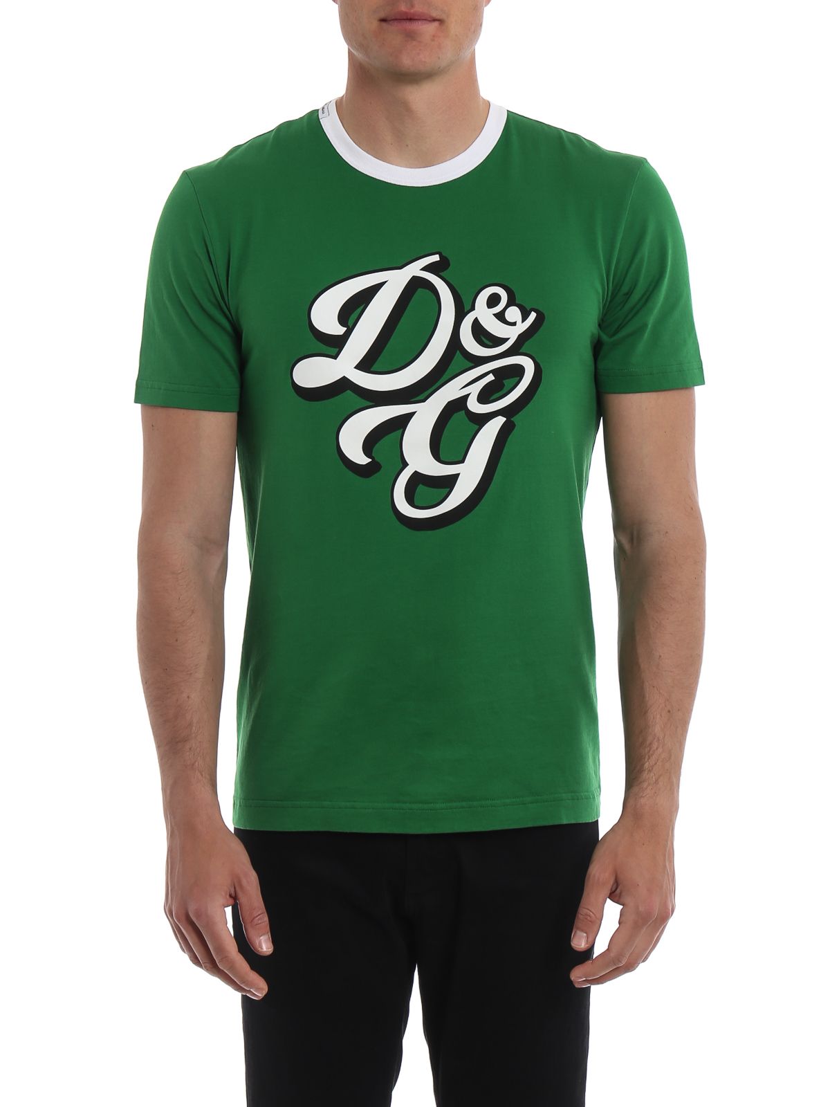 green dolce and gabbana shirt