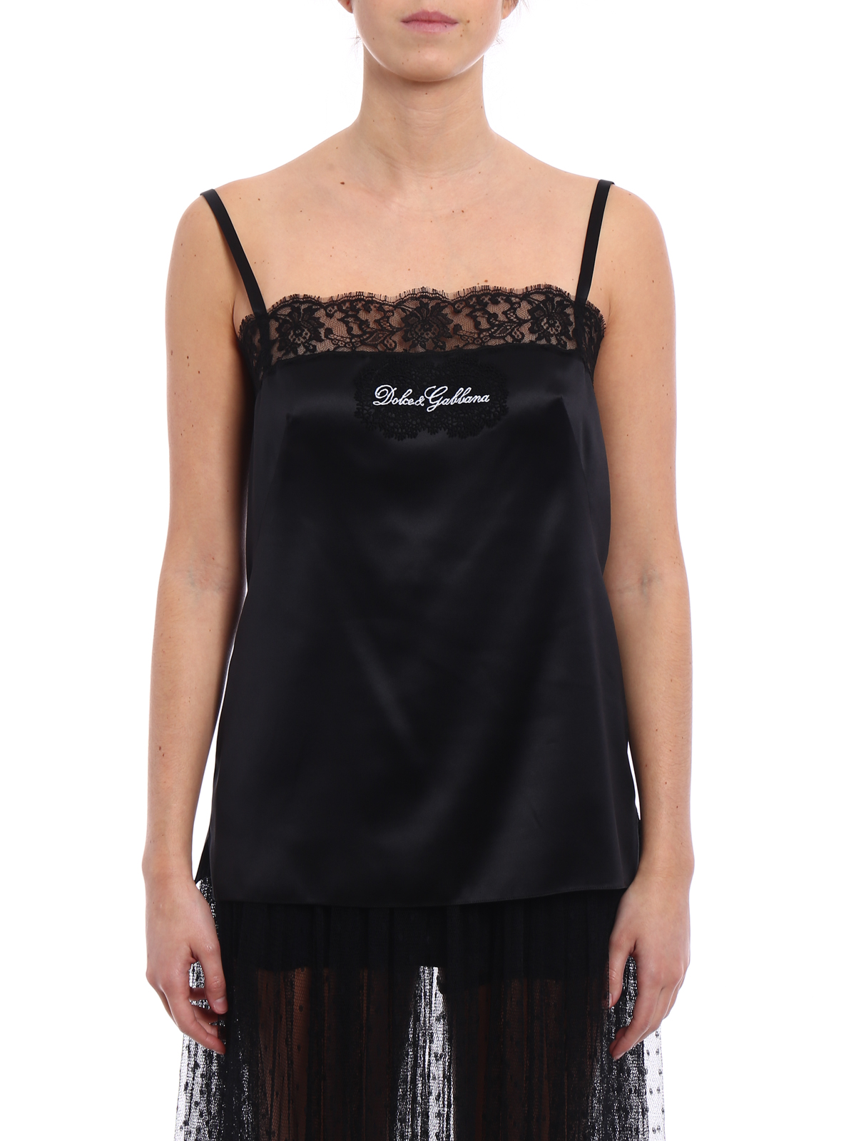 dolce and gabbana lace top