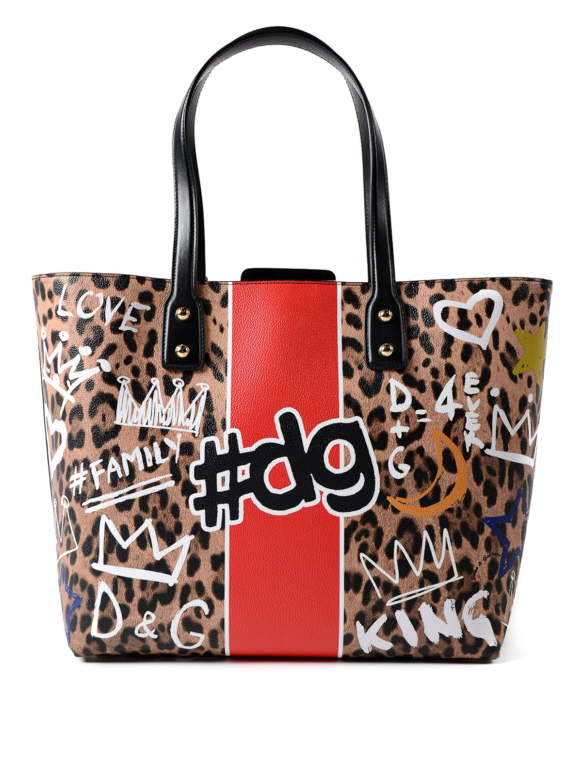 Totes bags Dolce & Gabbana - Beatrice coated canvas shopping bag -  BB6553AN734HAI90