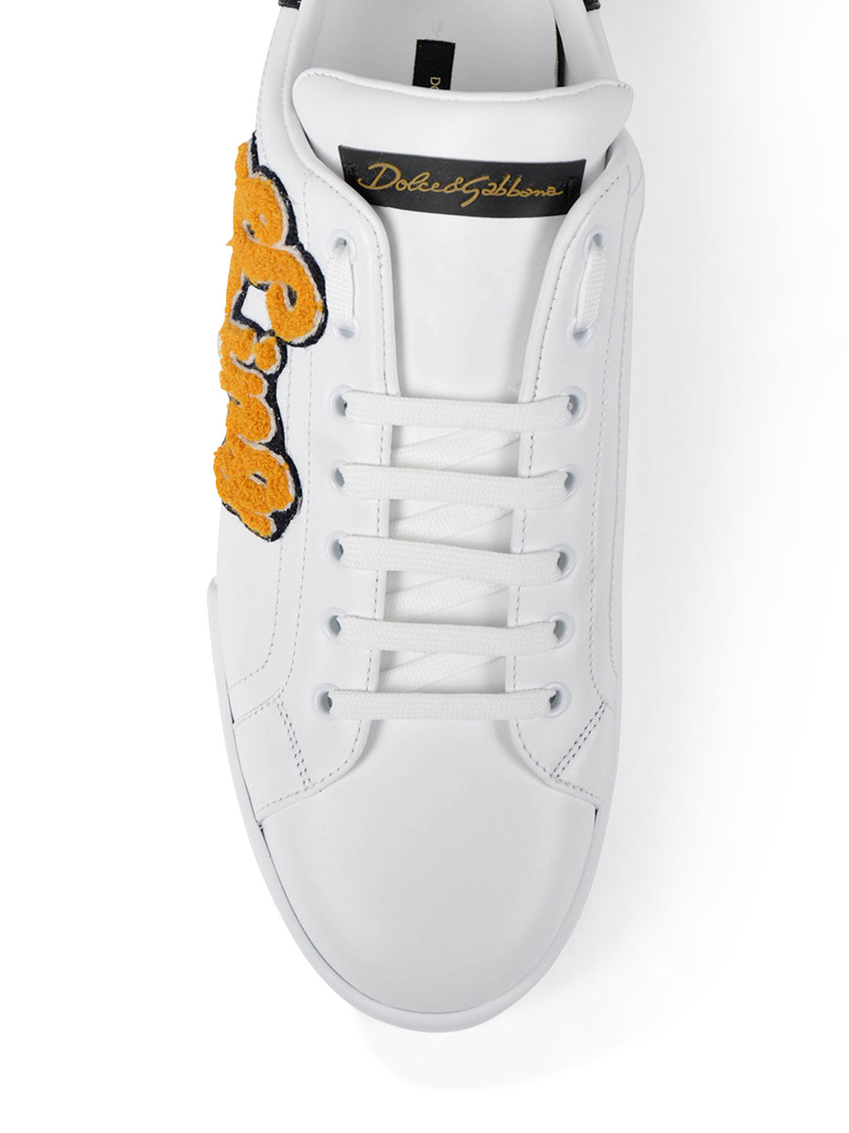 Trainers Dolce & Gabbana - King patch leather sneakers - CS1538AH12189697