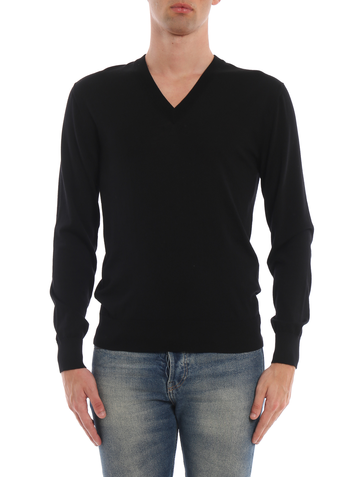 dolce and gabbana v neck sweater