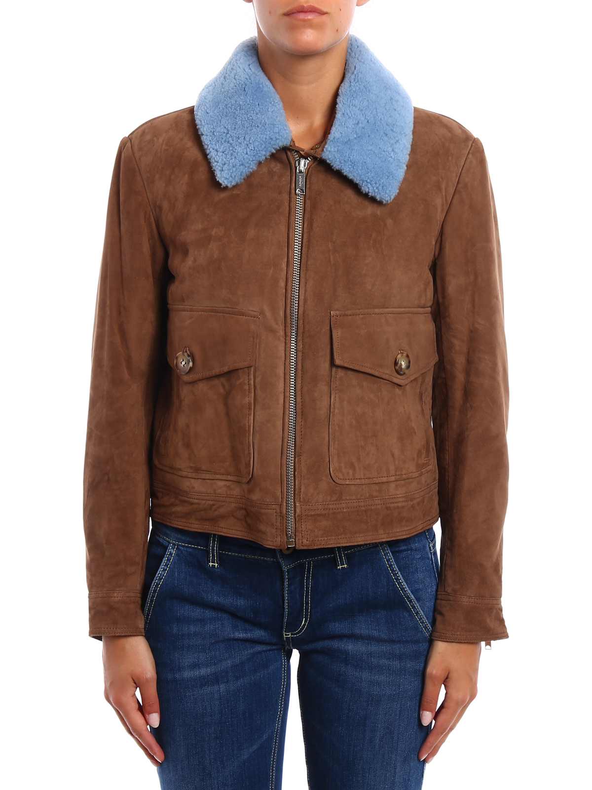 Leather jacket Dondup - Suede jacket - DJ048PL163DXXX746 |