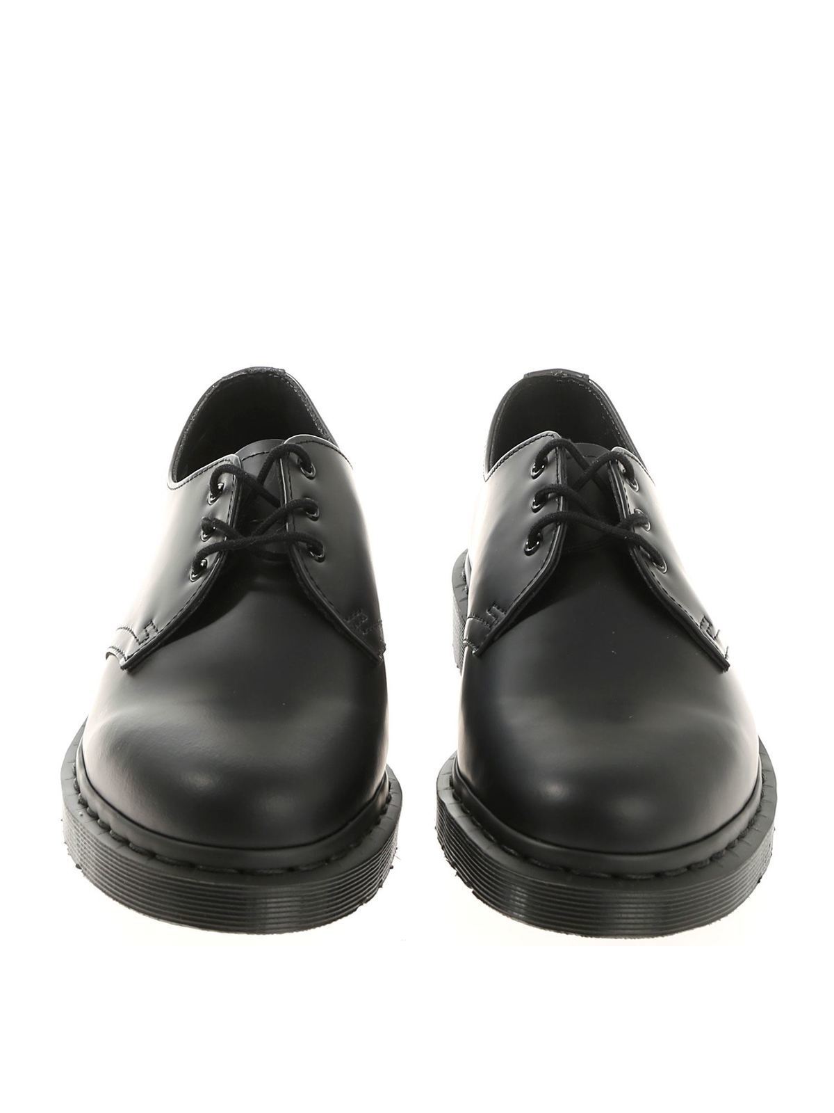 dr martens black shoe