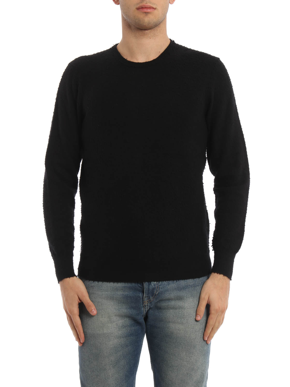 Crew necks Drumohr - Pilling effect wool sweater - D1RC113690 | iKRIX.com