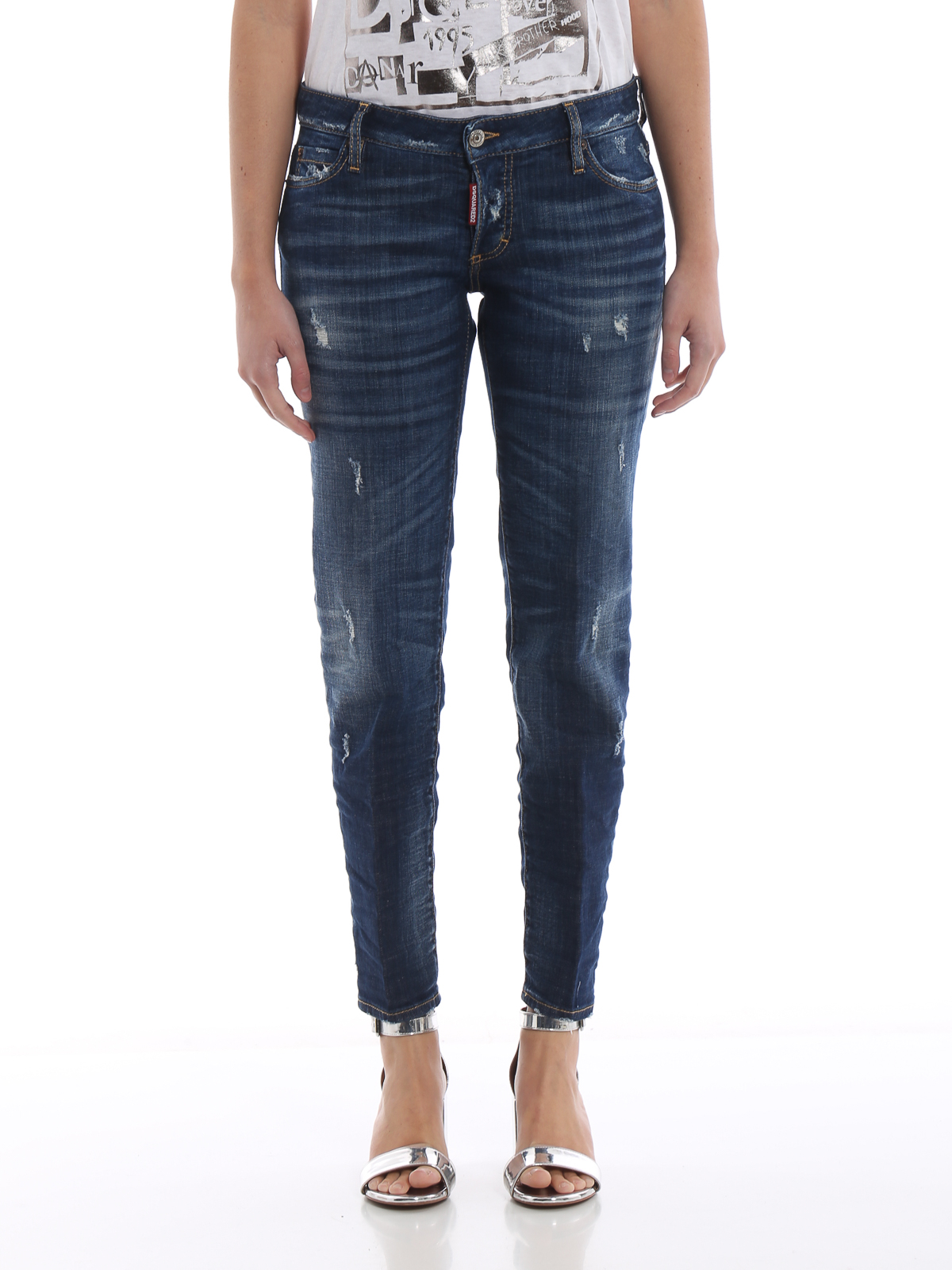 cotton skinny jeans