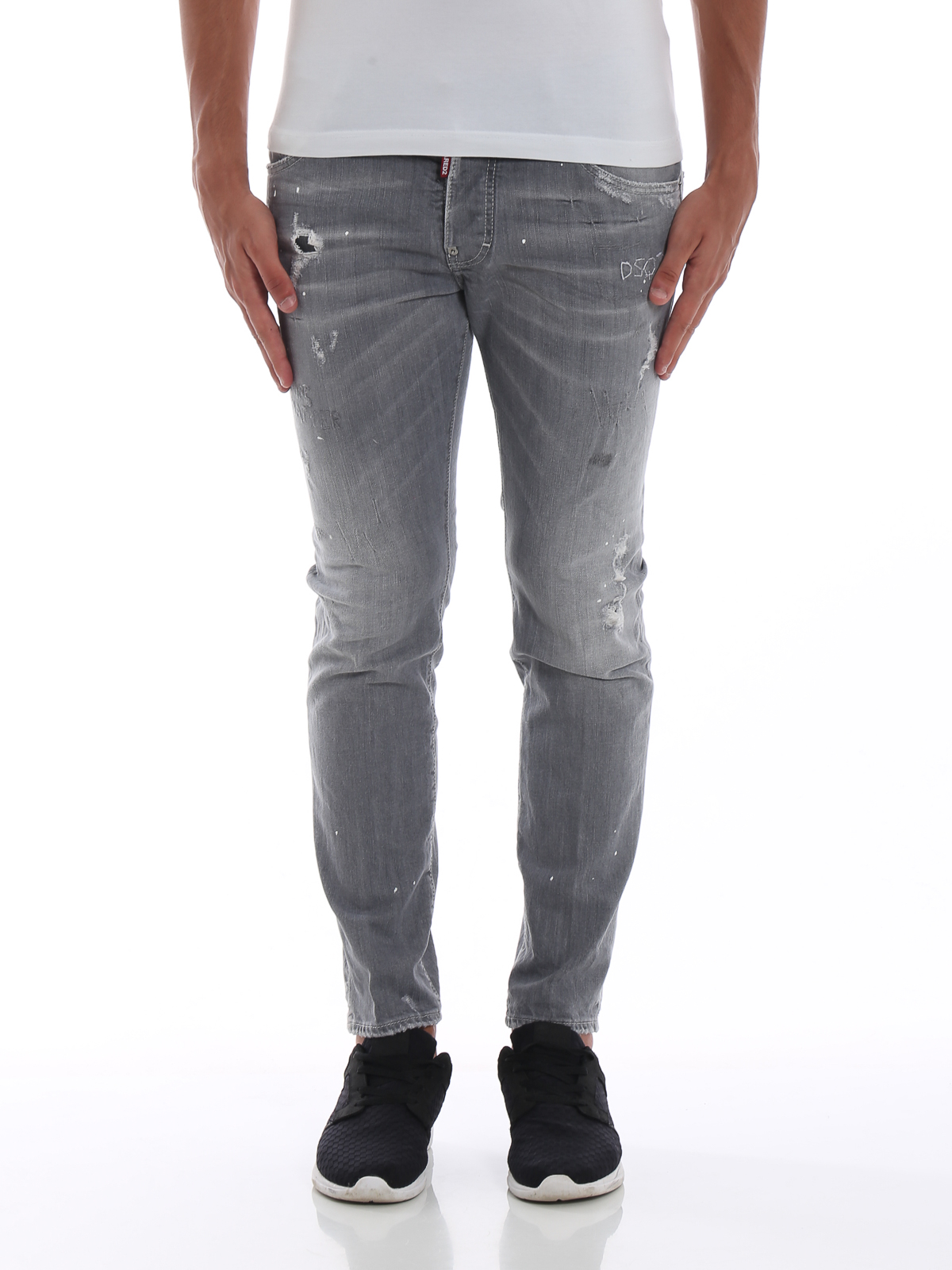 dsquared2 grey jeans