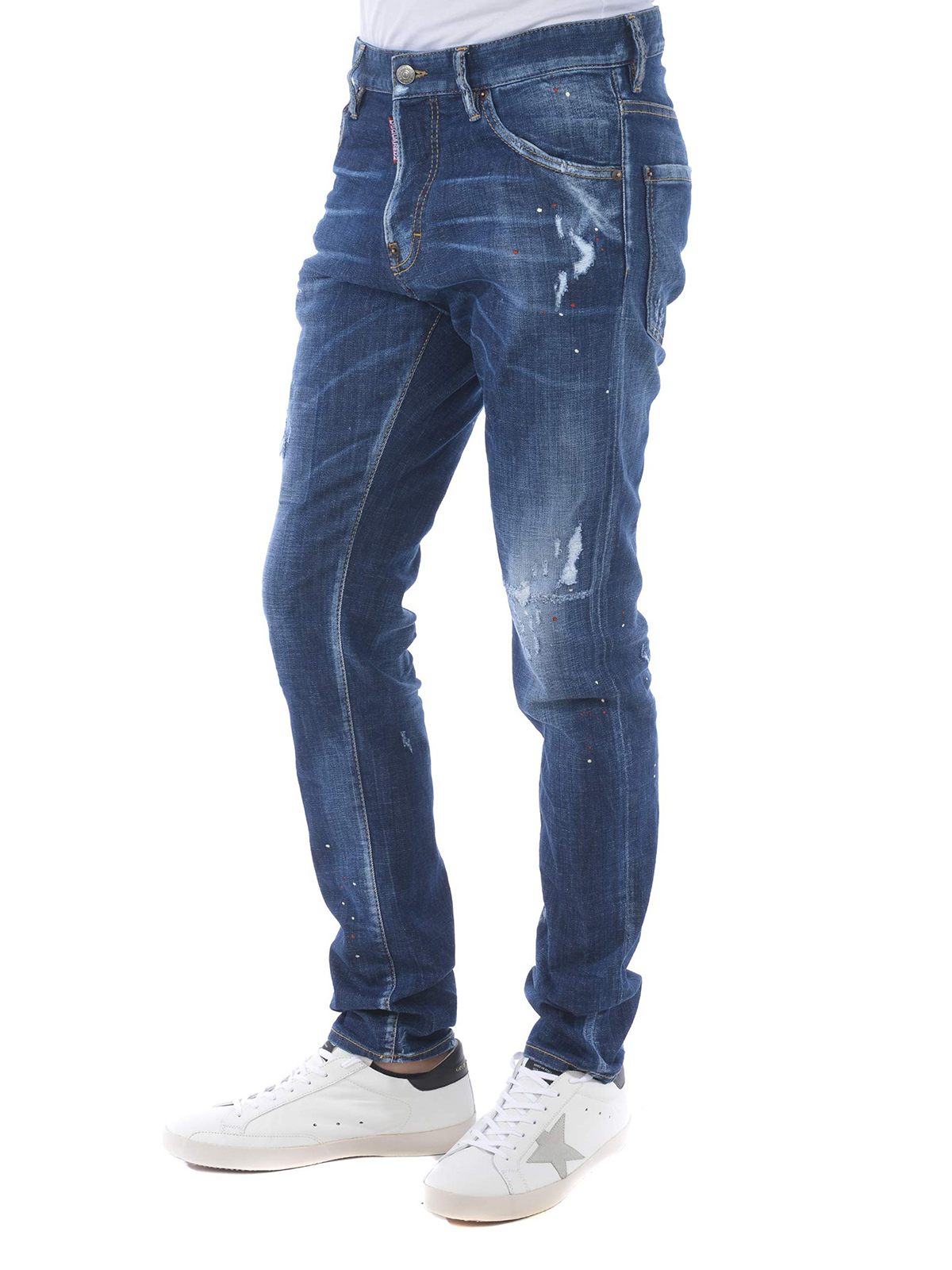 Straight leg jeans Dsquared2 - Cool Guy fake used effect denim 