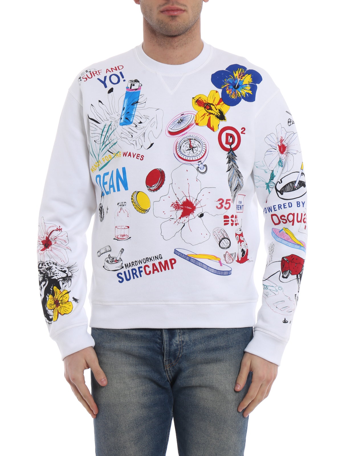 Dsquared2 - Surfcamp print sweatshirt 