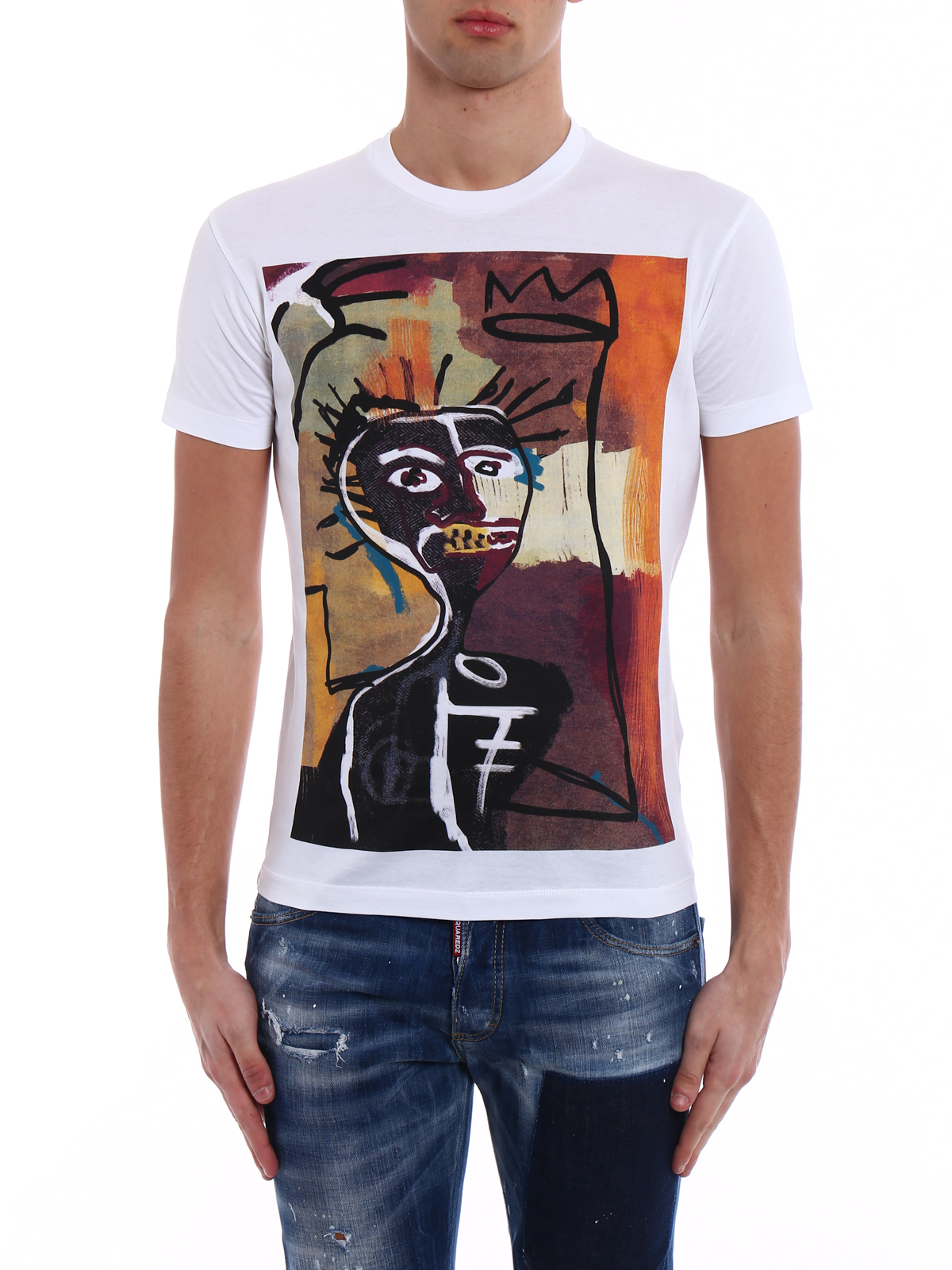 Dsquared2 - Basquiat print T-shirt - t 