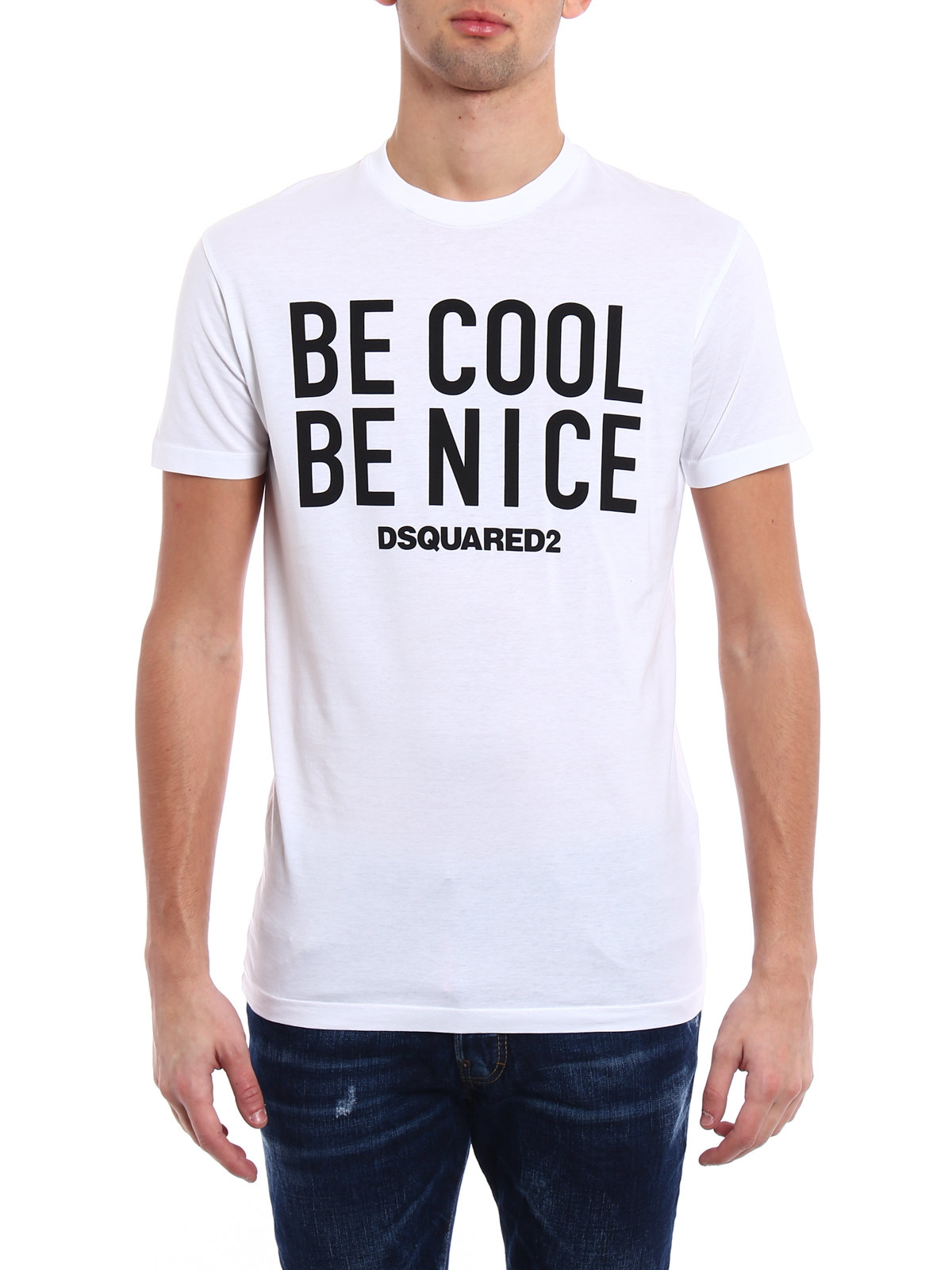 Dsquared2 - Be Cool Be Nice print T 