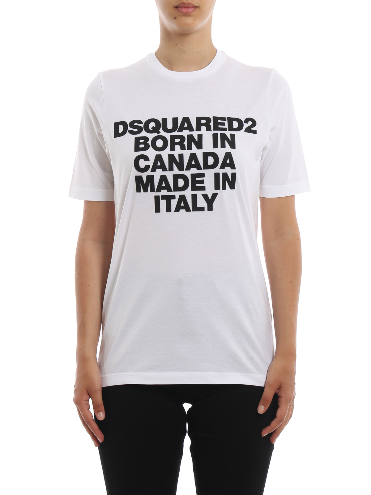 dsquared t shirt born in canada made in italy