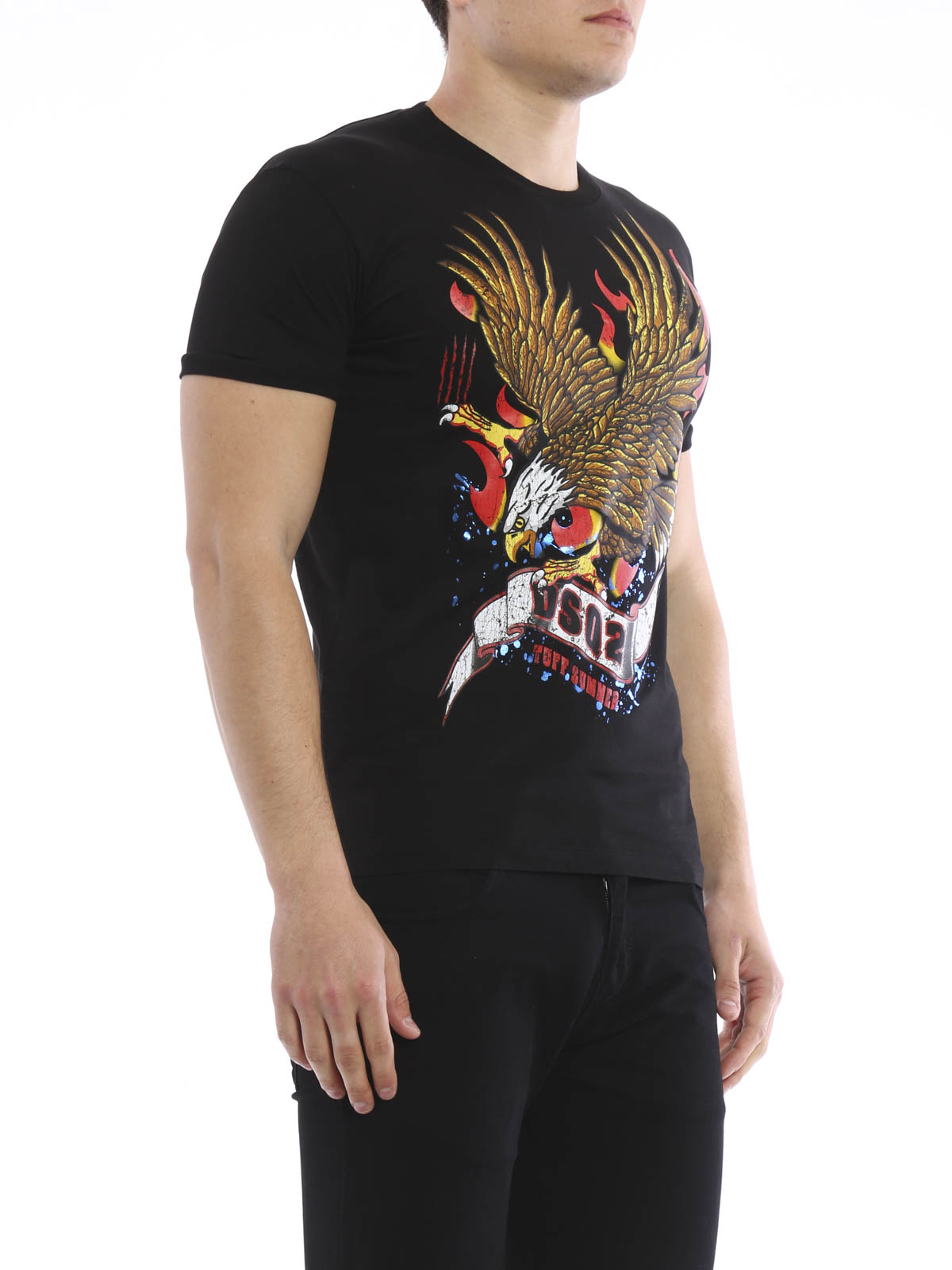 T-shirts Dsquared2 - Eagle printed t-shirt - S71GD0392S22427900