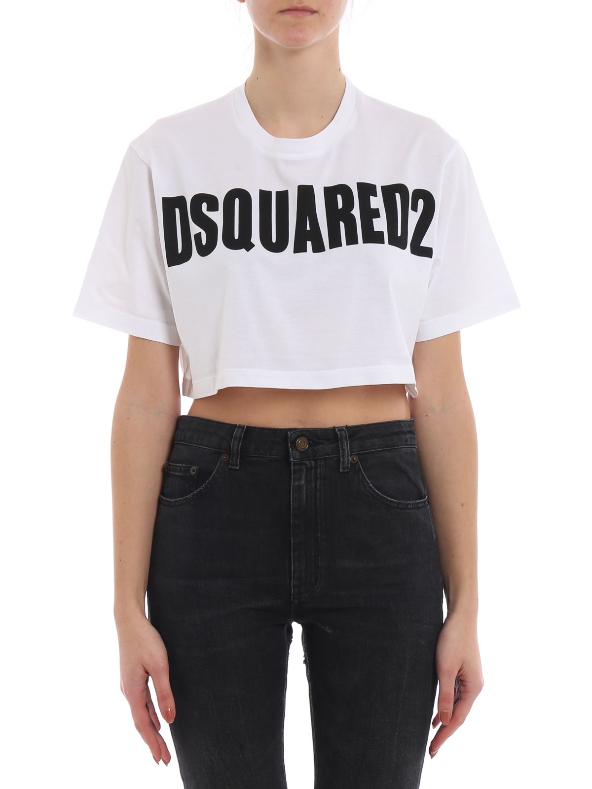 Dsquared2 - Logo cropped T-shirt - t 