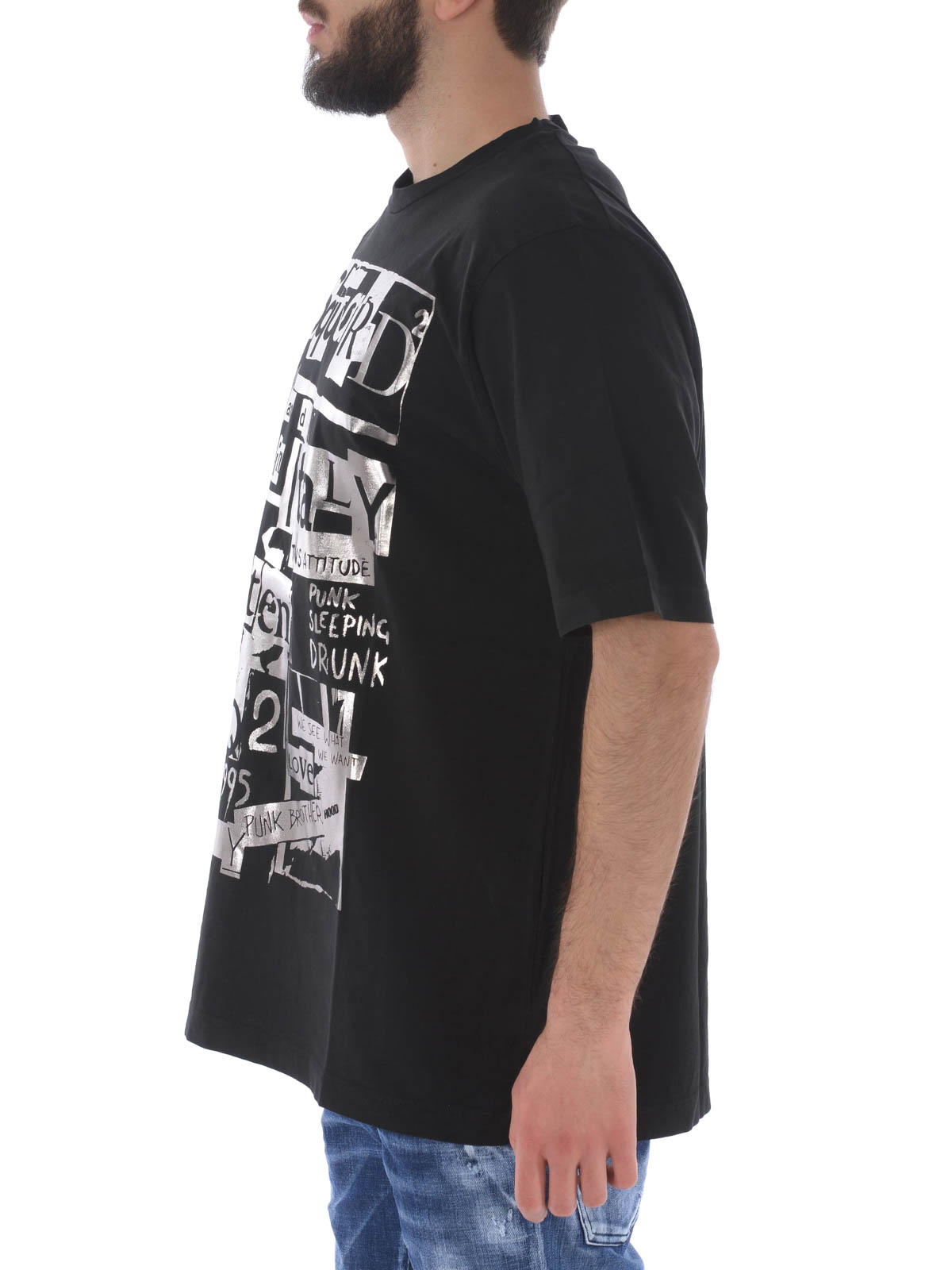 dsquared2 black t shirt