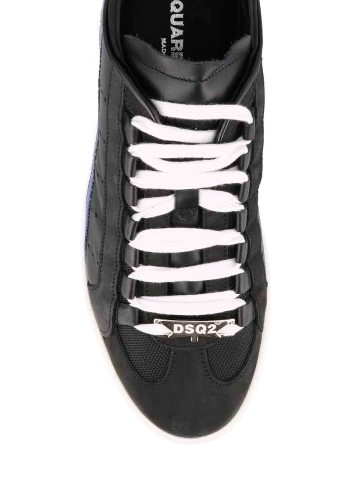 dsquared2 striped panel sneakers