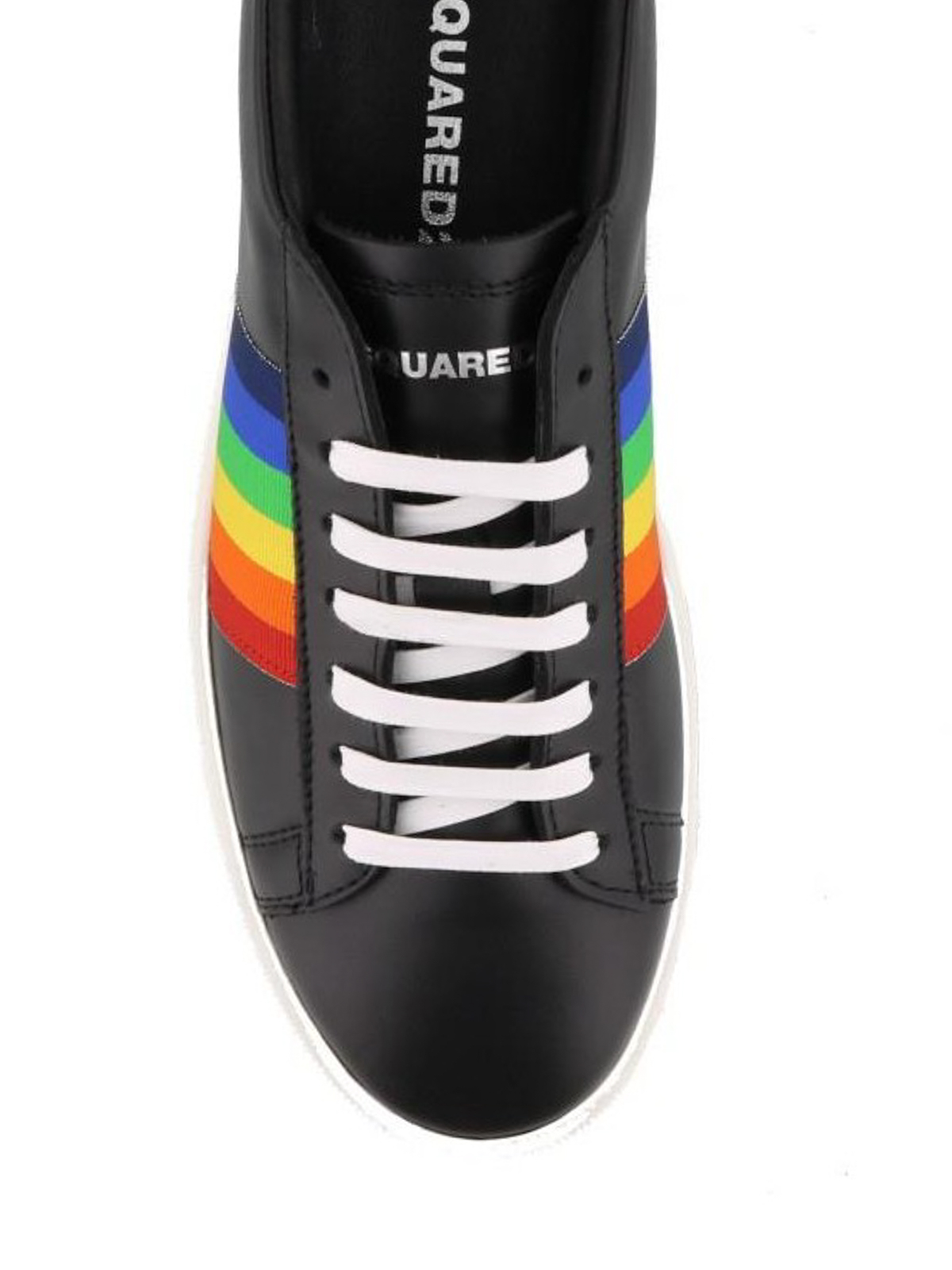 Black New Tennis Rainbow sneakers 