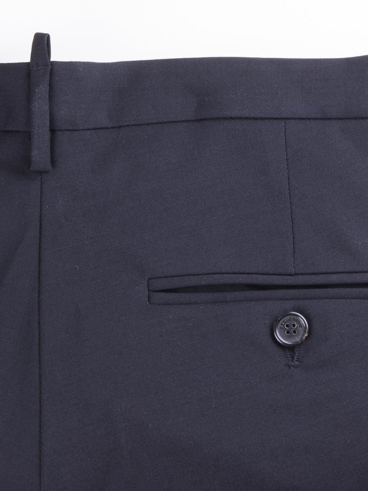 Pantaloni Dsquared2 - Pantaloni classici neri - DQ02E5D000TDQ900