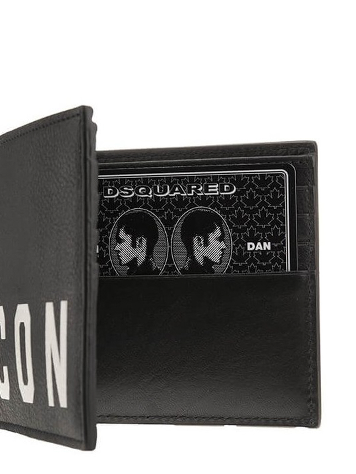 Dsquared2 - Icon leather bifold wallet 