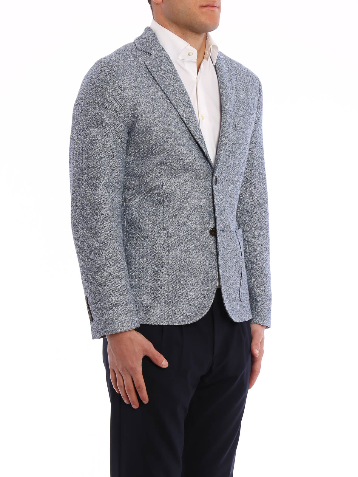 Eleventy Linen And Cotton Blazer Blazers 979ja3077jac