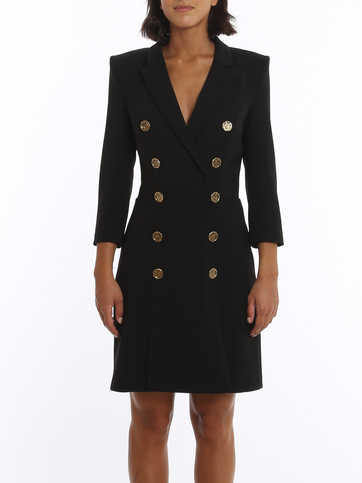 elisabetta franchi double breasted dress